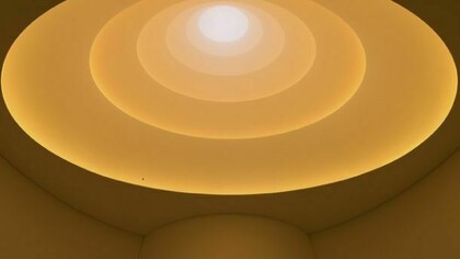 James Turrell, Aten Reign, 2013, Daylight and LED light, dimensions variable © James Turrell, Solomon R. Guggenheim Museum, New York. Photo: David Heald © Solomon R. Guggenheim Foundation, New York