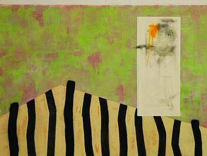 Cara Nahaul, Margins of Error, 2013, oil on canvas, 132 x 162 cm