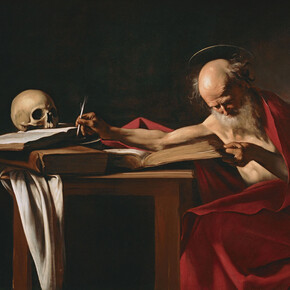 Caravaggio, San Girolamo, 1605-1606. Olio su tela, 112 x 157 cm. Courtesy of Pinacoteca Ambrosiana