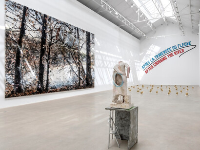 It comes in waves. Courtesy of Thaddaeus Ropac Gallery