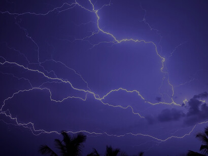 The captivating phenomenon of nocturnal lightning displays