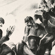 Percy Albee, Street accident, circa 1931 – 1932. Courtesy of Norton Museum of Art