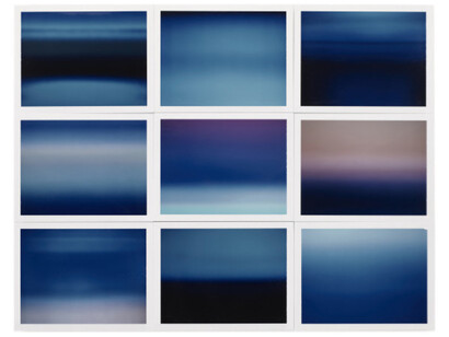 Thomas Paquet. Horizon, étude couleur #2. Courtesy Galerie Thierry Bigaignon.
