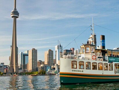 Toronto, Canada. La ciudad desde el lago Ontario