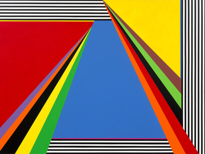 Rico Gatson, Untitled (afro-utopia I), 2024. Courtesy of the artist and Miles McEnery Gallery
