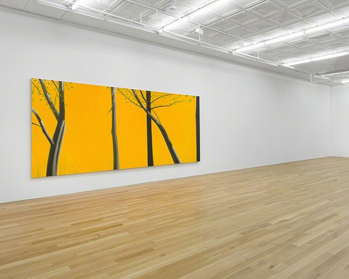 Alex Katz. Courtesy of Peter Blum Gallery