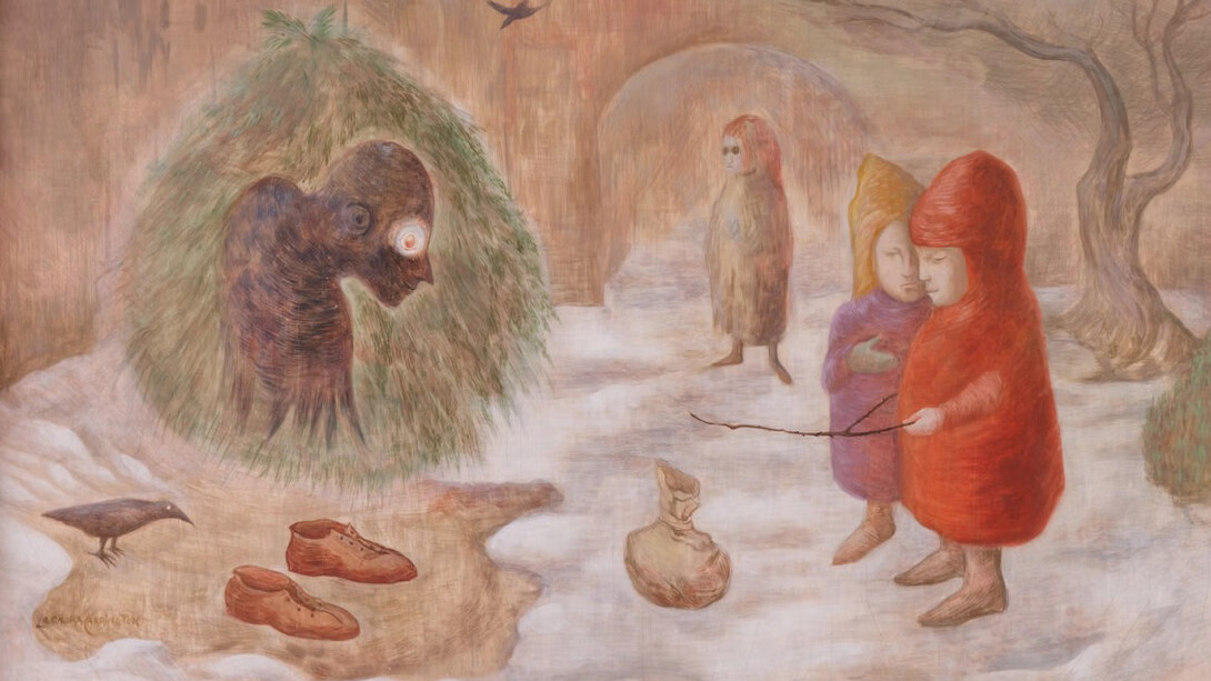 Leonora Carrington, Eye witness (detail), 1987. Courtesy of Lehmann Maupin