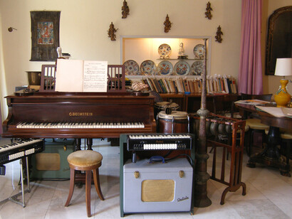 Particolare dello studio della casa romana