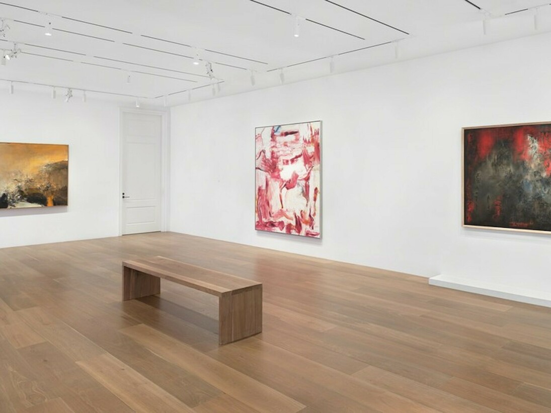 Zao Wou-Ki, Exhibition view. Courtesy of Lévy Gorvy 