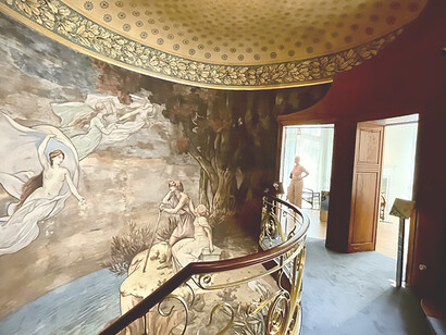 The first floor at the top of the staircase, The Maison Hannon, Brussel