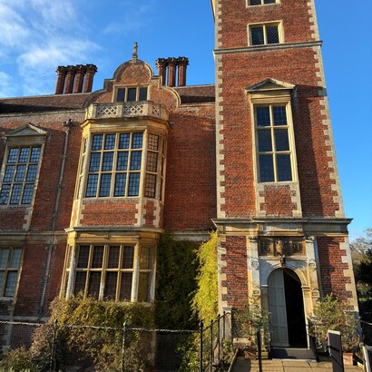 Il Palazzo di Blickling Hall, Norfolk, Inghilterra, UK. Foto di Flavius Roversi