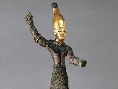 Figurilla de Baal de Ugarit, siglo XIV-XII a. C.