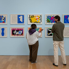 Henri Matisse, Matisse’s jazz: rhythms in color, exhibition view. Courtesy of Art Institute of Chicago