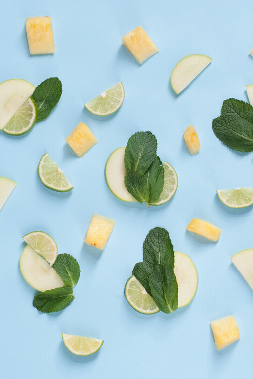 Sliced vegetables against a pleasant background represent a healthy lifestyle