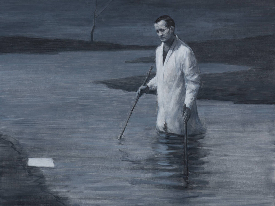 Peter Martensen, The Focus, 2013, Oil on Canvas, 31½" x 39½"