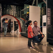 From Earth to us, exhibition view. Courtesy of Ingenium. The Canada Science and Technology Museum
