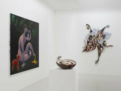 Various artists, Clear history, exhibition view. Courtesy of Perrotin 