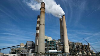 A power plant in Europe that's running on fumes 