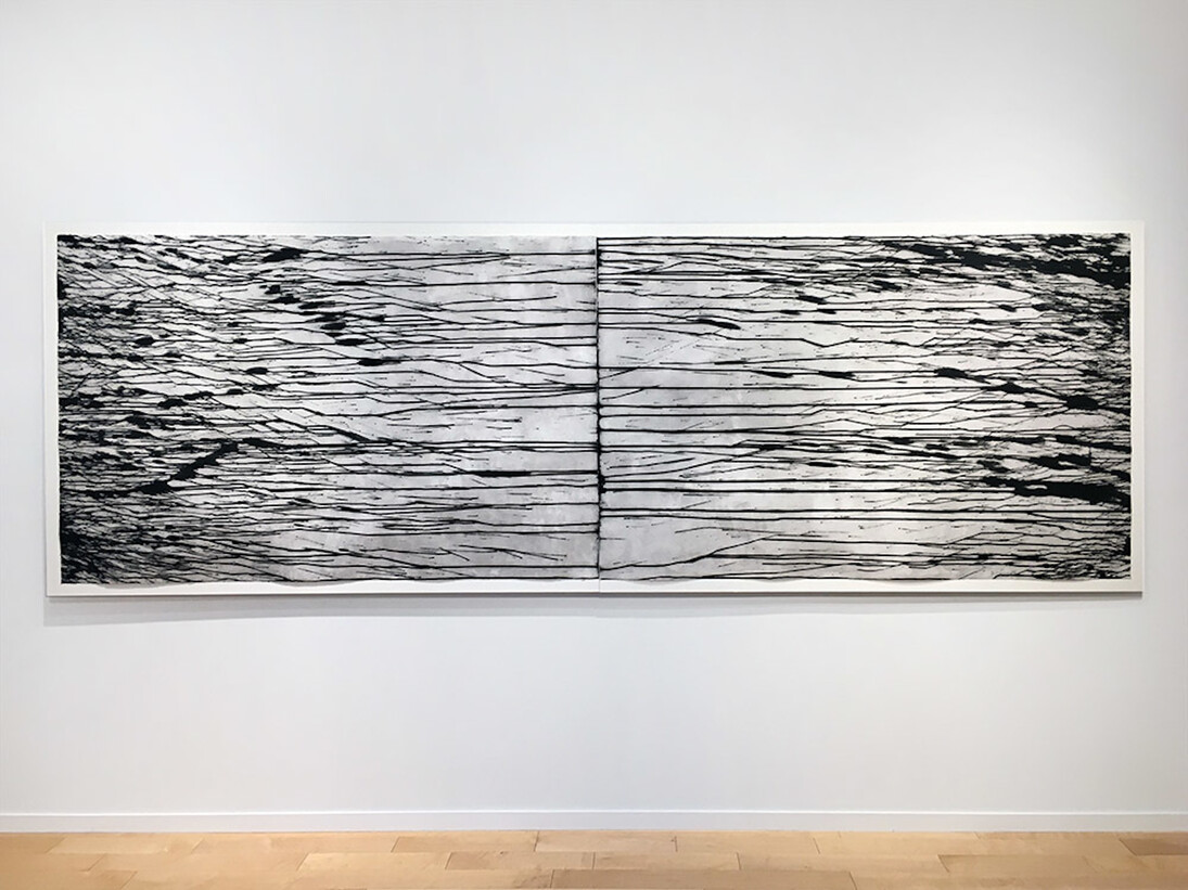 Richard Long. The Spike Island Tapes, exhibition view. Courtesy of Jonathan Novak Contemporary Art
