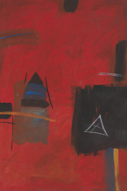 Jaune Quick-to-See Smith, Cree prayer series #1 (detail), 1978. Courtesy of Frist Art Museum