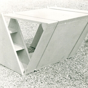 Ugo La Pietra, prototipo di un elemento del progetto Occultamento, 1972. Courtesy of MAC