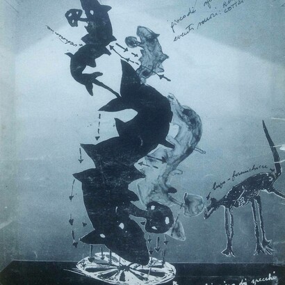 Mariella Busi De Logu, “La moltiplicazione dei pesci”, Galleria 420 WB, Ravenna , 1989