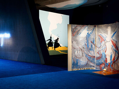 Vari artisti, The large glass, vista della mostra. Per gentile concessione del Maxxi