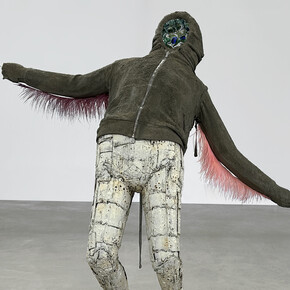 Hector Dionicio Mendoza, When I dream I fly (En mis sueños yo vuelo) (detail), 2023-2024. Mixed media, 50 x 68 x 28 in, view 1. Courtesy of Luis De Jesus Los Angeles