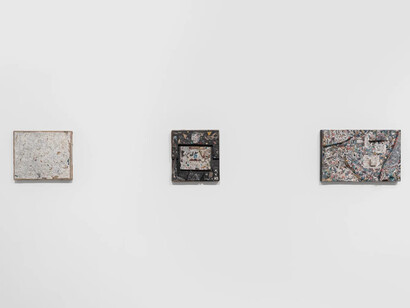 Salvatore La Rosa, Durational works, exhibition view. Courtesy of Fredric Snitzer Gallery 