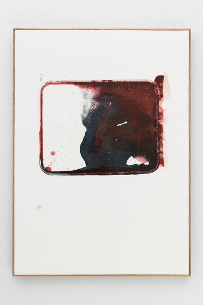Rui Horta Pereira, Turvo 8, 2014, acrylic on tempera on prepared canvas, 71 x 51 cm. Photo: Bruno Lopes. Image courtesy of the artist and 3+1 Arte Contemporânea, Lisbon
