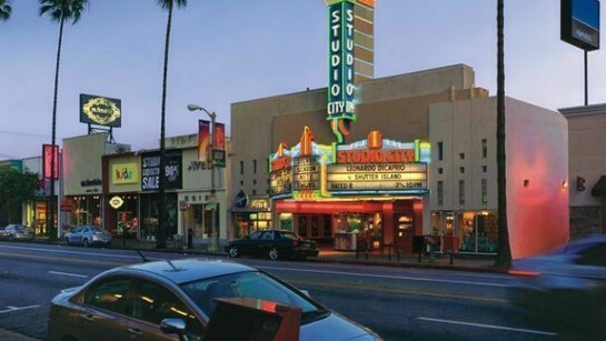 Studio City/Summer Evening, 2011, acrylic on canvas, 30 x 46 inches