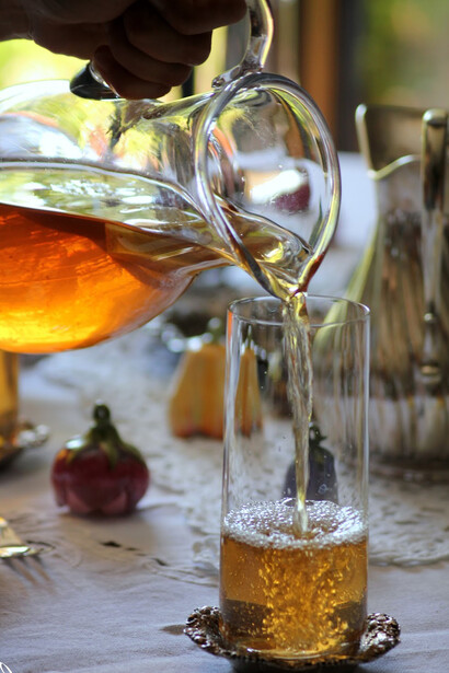 Tè freddo con miele