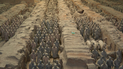 Los guerreros de terracota del Mausoleo de Qin Shi Huang