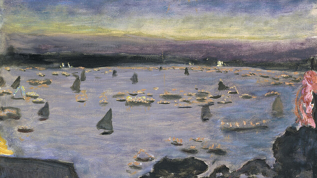 Pierre Bonnard, Lampionkorso auf der Außenalster, 1913. Mit freundlicher Genehmigung der Hamburger Kunsthalle