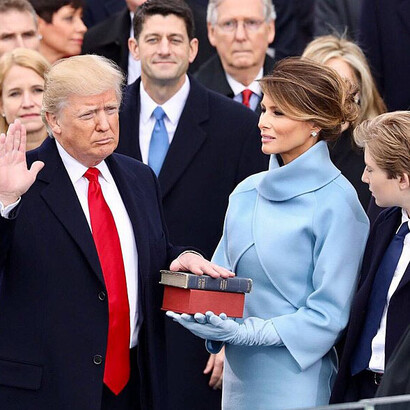 Amtseinführung von Donald Trump als 45. Präsident der USA am 20. Januar 2017 