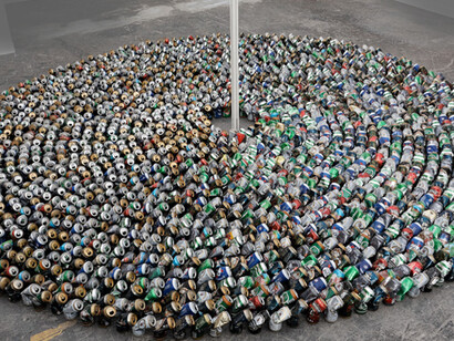 Kader Attia, Latas transformadas en arte, 2008