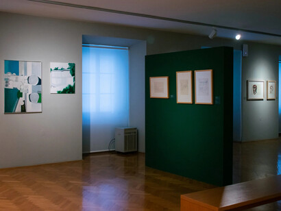 Various artists, Trajectories: Shifts, exhibition view. Courtesy of Galerija Božidar Jakac