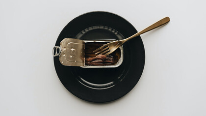 Acciuga in scatola: nome di vari pesci ossei degli Engraulidi