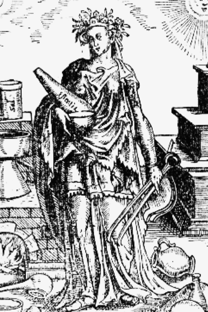 Rappresentazione allegorica dell'alchimia