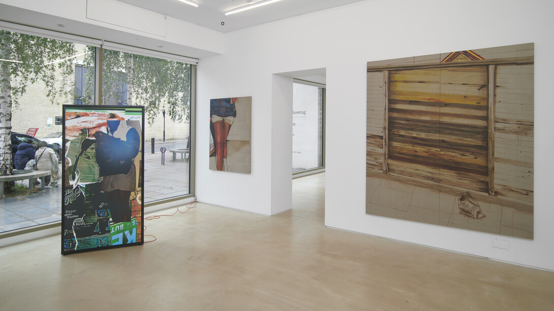 Okiki Akinfe, Rm9 5an, exhibition view. Commissioned and produced by Peer, London. Courtesy of the artist. Photo by Andy Keate
