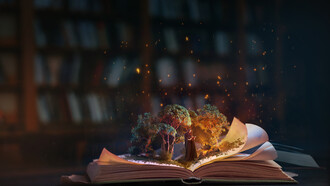Illustrazione della magia della lettura: "Leggere non è un privilegio per pochi. È un allenamento alla complessità, è una forma di attenzione che può salvarci dalla confusione e dalla superficialità"