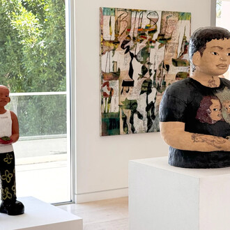 Sydnie Jimenez, Gift horse, exhibition view. Courtesy of Albertz Benda