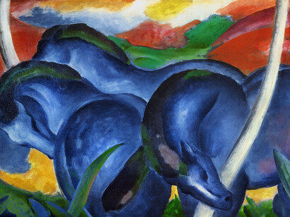 Franz Marc - Die Grossen Blauen Pferde