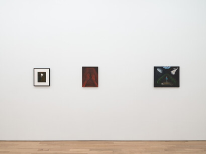 Various artists, Friends in both places, exhibition view. Courtesy of Nicelle Beauchene Gallery