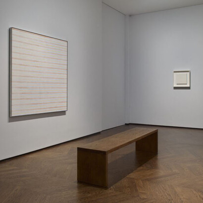 Agnes Martin. Courtesy of Lévy Gorvy