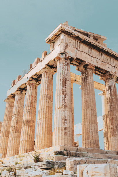 The Parthenon, Greece: a good and strong foundation will keep the building standing while the forces of nature wreak havoc