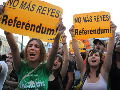 Manifestaciones en España frente a las acusaciones por corrupción contra de Juan Carlos I