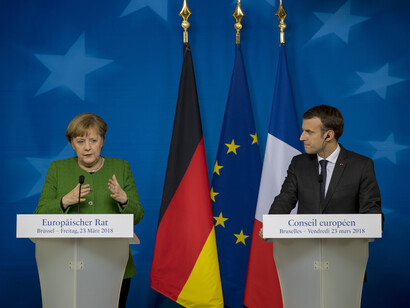 Angela Merkel et Emmanuel Macron