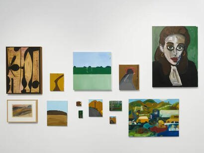 James Jarvaise und Henry Taylor, Sometimes a straight line has to be crooked, ausstellungsansicht. Mit freundlicher genehmigung der Galerie Hauser & Wirth