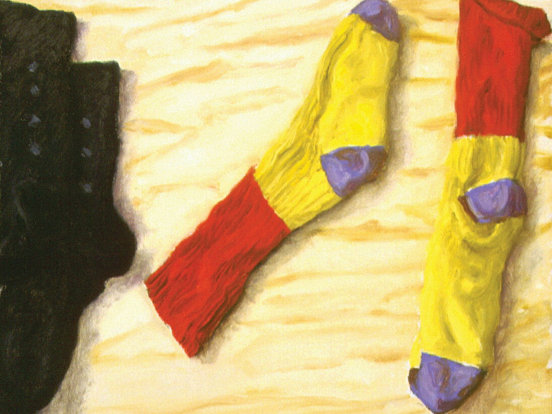 Avigdor Arikha, Socks, Paris, 1998
